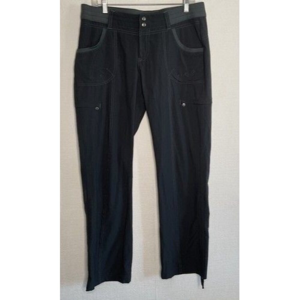 Kuhl Cinch Legs Hiking Kurve Durango Pants Women Size 12 Gray/Black
